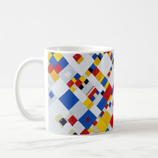 Boogie Woogie, Mondrian Kaffeetasse (Links)