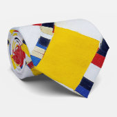 Boogie Woogie, Mondrian Krawatte (Gerollt)