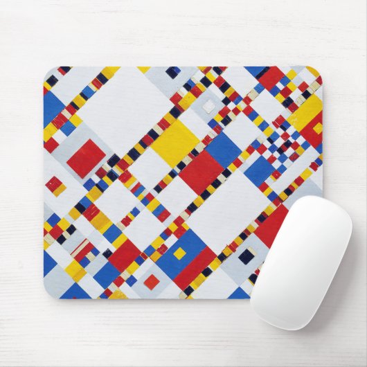 Boogie Woogie, Mondrian Mousepad (Mit Mouse)