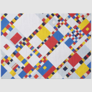 Boogie Woogie, Mondrian Seidenpapier