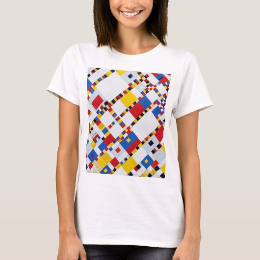 Boogie Woogie, Mondrian T-Shirt (Vorderseite)