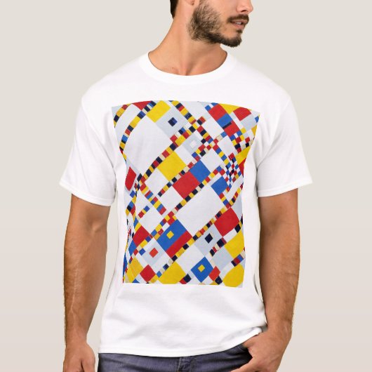 Boogie Woogie, Mondrian T-Shirt (Vorderseite)