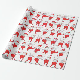 Boogie Woogie Santa Claus Weihnachtsgeschenk Wrap Geschenkpapier