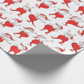Boogie Woogie Santa Claus Weihnachtsgeschenk Wrap Geschenkpapier (Ecke)