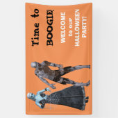 Boogie-Zombie-Hexe-Halloween-Party Banner (Vertikal)