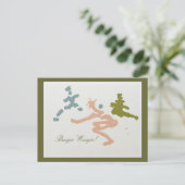 Boogiemädchen Postkarte (Stehend Vorderseite)