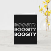 Boogity _ Lustige Wörter auf Karte (Gelbe Blume)