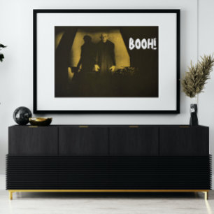 Booh Vampir Gelber Horrorfilm Nosferatu Poster