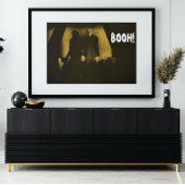 Booh Vampire Yellow Horror Nosferatu Poster
