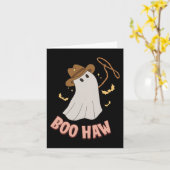 BooHaw Ghost Halloween Cowboy Costume Ret Karte (Gelbe Blume)