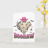Boohaw Ghost Halloween Karte (Gelbe Blume)