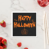 Booing Happy Halloween Serviette (Beispiel)