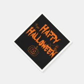 Booing Happy Halloween Serviette (Ecke)