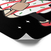 Boojee Christmas Tree Cake hier sieht wie ein Poster (Ecke)
