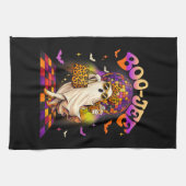 Boojee Geist Halloween Boo JEE Disco Geschirrtuch (Horizontal)