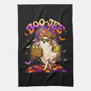 Boojee Geist Halloween Boo JEE Disco Geschirrtuch