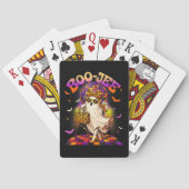 Boojee Geist Halloween Boo JEE Disco Spielkarten (Rückseite)