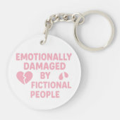 Book and anime heartbreak survivor schlüsselanhänger (Rückseite)