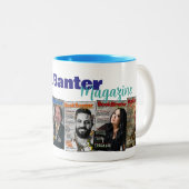 Book Banter Magazine Collage | Tasse (VorderseiteRechts)