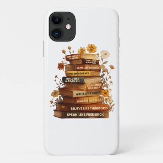 Book Black History Month Case-Mate iPhone Hülle (Rückseite)