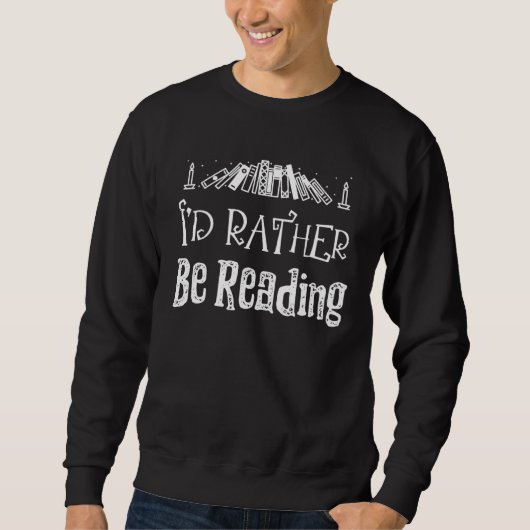 Book  Bookish Reading Bookworm Bibliophile Nerd Ge Sweatshirt (Vorderseite)