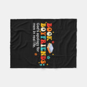 Book Boyfriends Definition Design  Fleecedecke (Vorderseite (Horizontal))