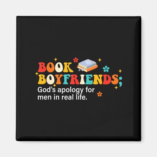 Book Boyfriends Definition Design Magnet (Vorne)