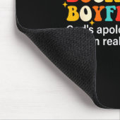 Book Boyfriends Definition Design  Mousepad (Ecke)