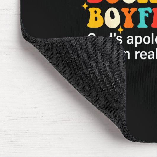 Book Boyfriends Definition Design  Mousepad (Ecke)