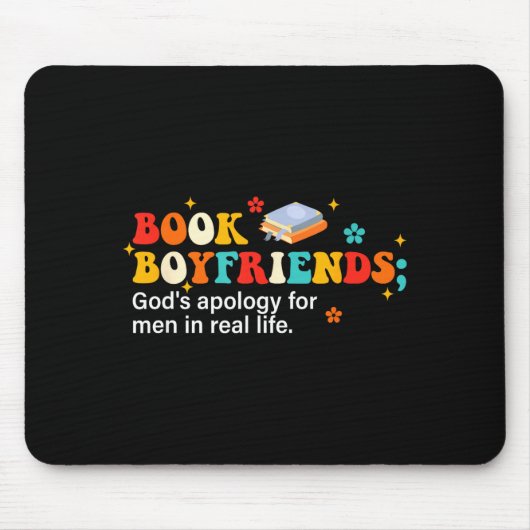 Book Boyfriends Definition Design  Mousepad (Vorne)