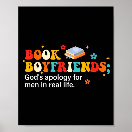 Book Boyfriends Definition Design  Poster (Vorne)