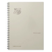 Book Bundle- Forgotten Archive- Minimal Notebook  Notizblock (Vorderseite)