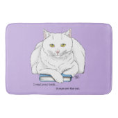 Book Cat Badematte (Vorderseite)