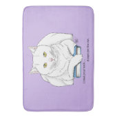 Book Cat Badematte (Vorderseite Vertikal)