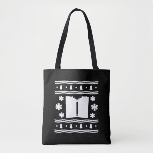 Book Christmas Shirt Tasche (Vorderseite)