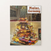Book Christmas Tree - Mainz, Deutschland Puzzle (Vertikal)