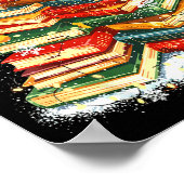 Book Christmas Tree Reading Poster (Ecke)