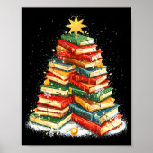 Book Christmas Tree Reading  Poster (Vorne)