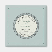 Book Club Blue Customized Magnet (Vorne)