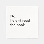 Book Club Cocktail Napkins Serviette (Vorderseite)