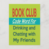Book Club - Code Word Postkarte (Vorderseite)