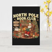 Book Club Cozy Christmas Reading Gift Karte (Gelbe Blume)