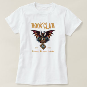 Book Club Dragon für Fantasy Liebhaber Benutzerdef T-Shirt