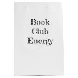 Book Club Energy Medium Geschenktasche Mittlere Geschenktüte