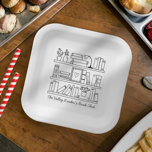 Book Club Event Personalized  Pappteller