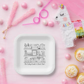 Book Club Event Personalized  Pappteller (Party)