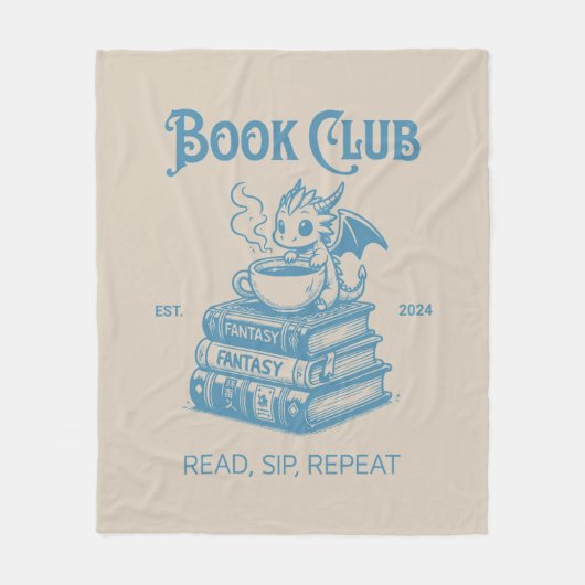 Book Club Fantasy Dragon Lovers Fleecedecke (Vorderseite)