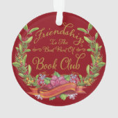 Book Club Freundschaft Ornament (Rückseite)