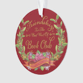 Book Club Freundschaft Ornament (Vorderseite)