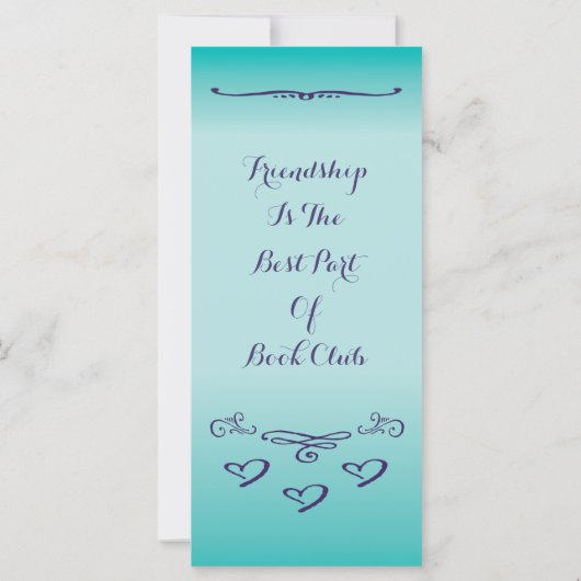 Book Club - Freundschaftsbuchmarkierung (Rückseite)